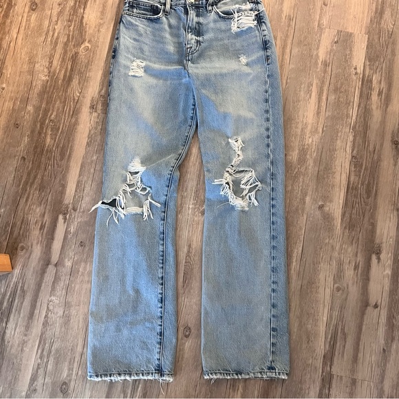 Frame Denim Le Jane Straight Leg High Rise Jeans - Picture 4 of 5